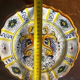 Assiette décorative vintage Deruta céramique - Italie