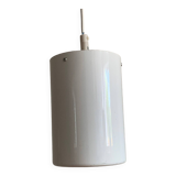 Scandinavian lacquered metal pendant light from the 70s/80s