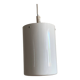 Scandinavian lacquered metal pendant light from the 70s/80s
