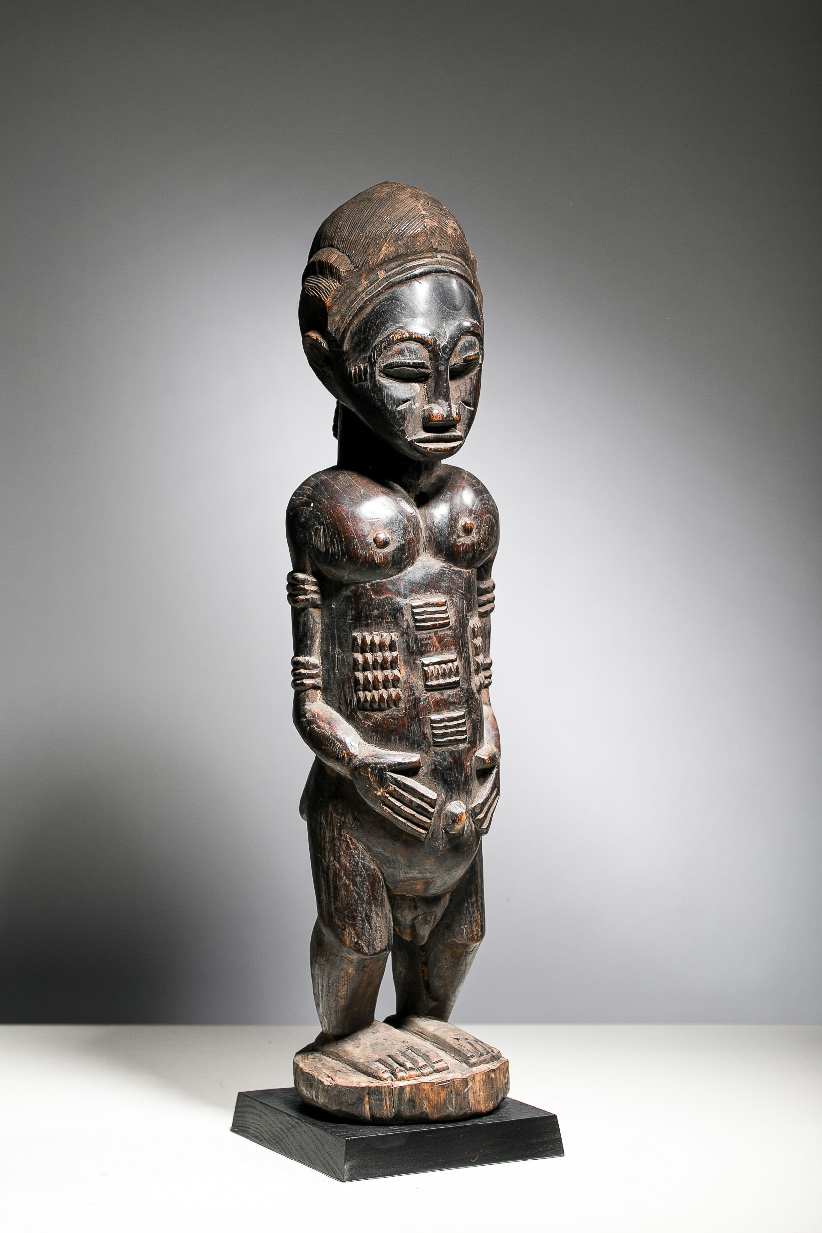 African statue - Ethnic decoration of Ivory Coast