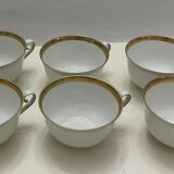 Set of 6 porcelain cups