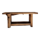 Old solid wood workbench
