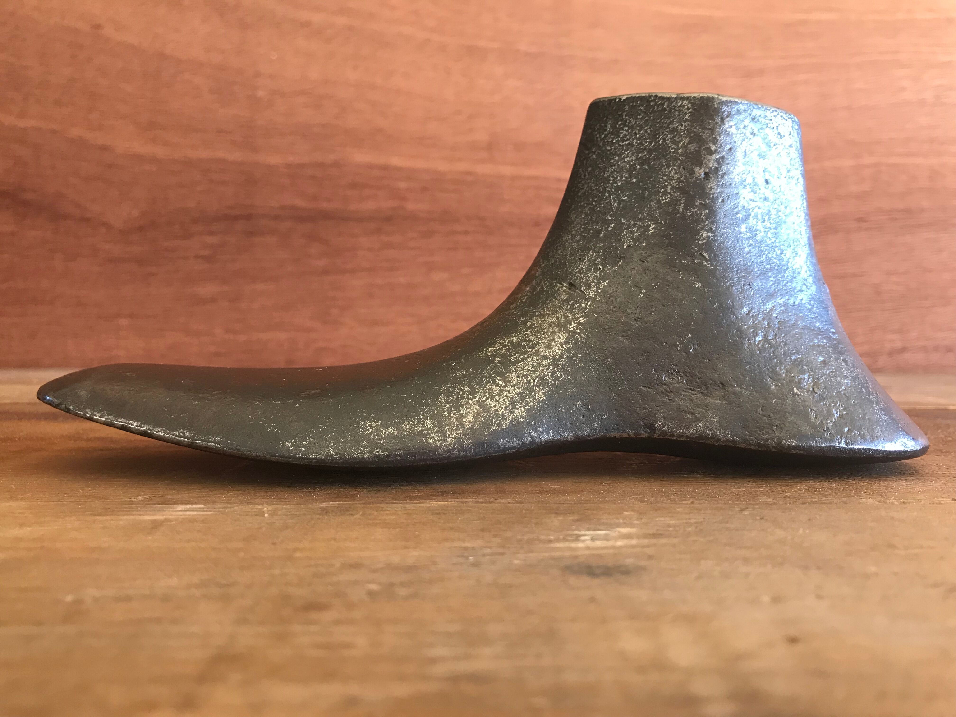 Vintage metal shoemaker's foot
