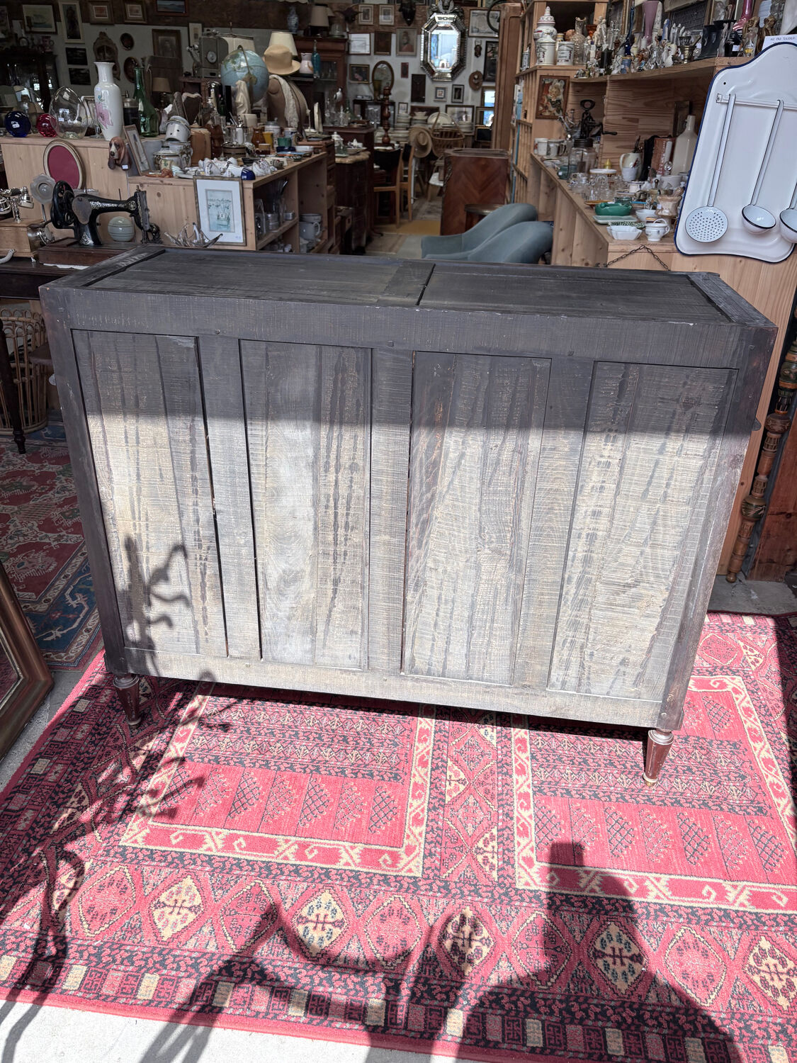 Buffet style Louis XVI reinterpreted – marble and solid wood