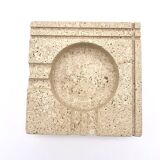 Vintage travertine ashtray, 1970s