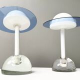 Pair of "Plutone" glass table lamps, model 2701, by Daniela Puppa for Fontana Arte, Italy, 1981