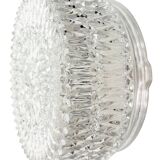 Vintage Glass Wall Or Ceiling Light, 1970s