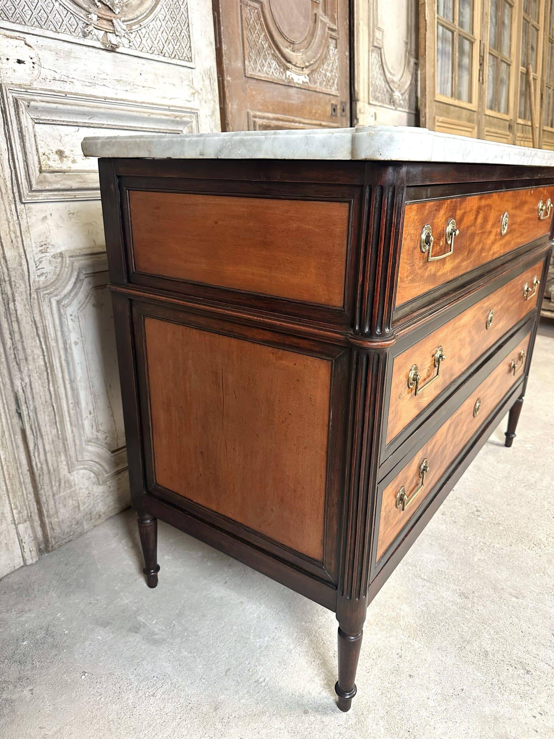 Louis XVI commode from the late 18th century