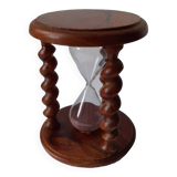 Wooden hourglass