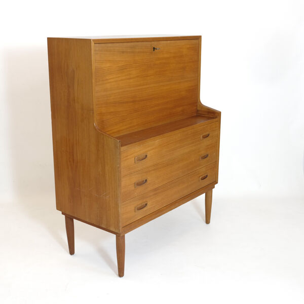 Secrétaire coiffeuse, arne wahl iversen, vinde mobelfabrik, 1965