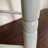 Celadon green pine stool