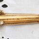 2-light wall lights in brass/bronze, Louis XVI style