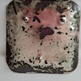 Empty blue enamel pocket