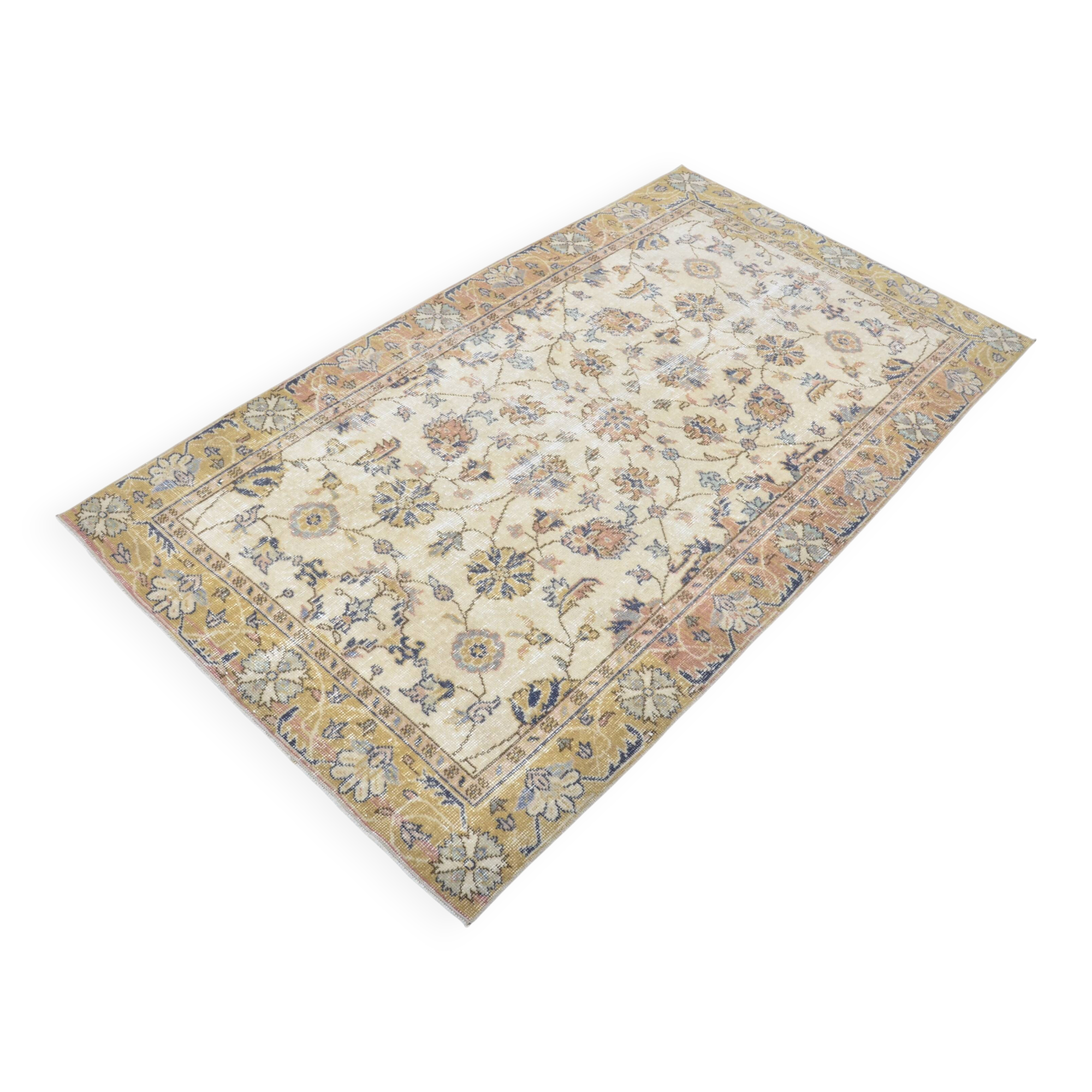 Flower Design Oushak Area Carpet sku 3347