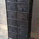 Black metal cabinet 12 lockers