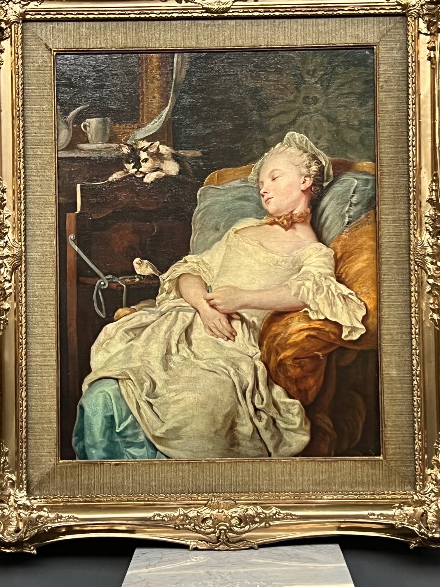 Jean François Gilles Colson. Tableau "Repos".