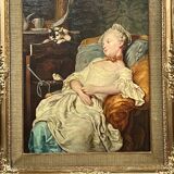 Jean François Gilles Colson. Painting "Rest".