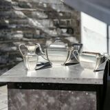 English tea set 1900 - 1920 in silver metal