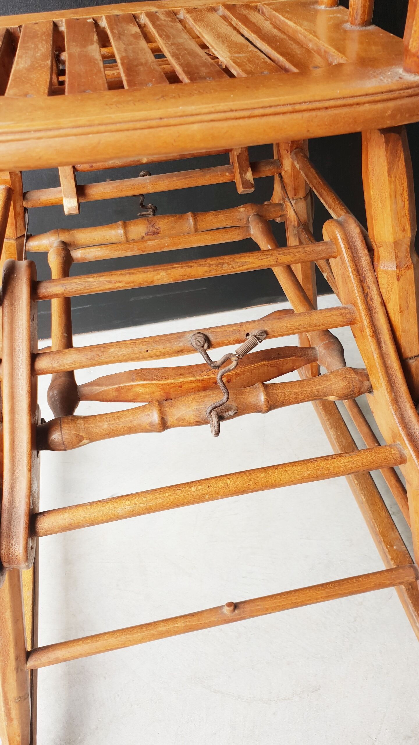 Vintage transformable baby high chair