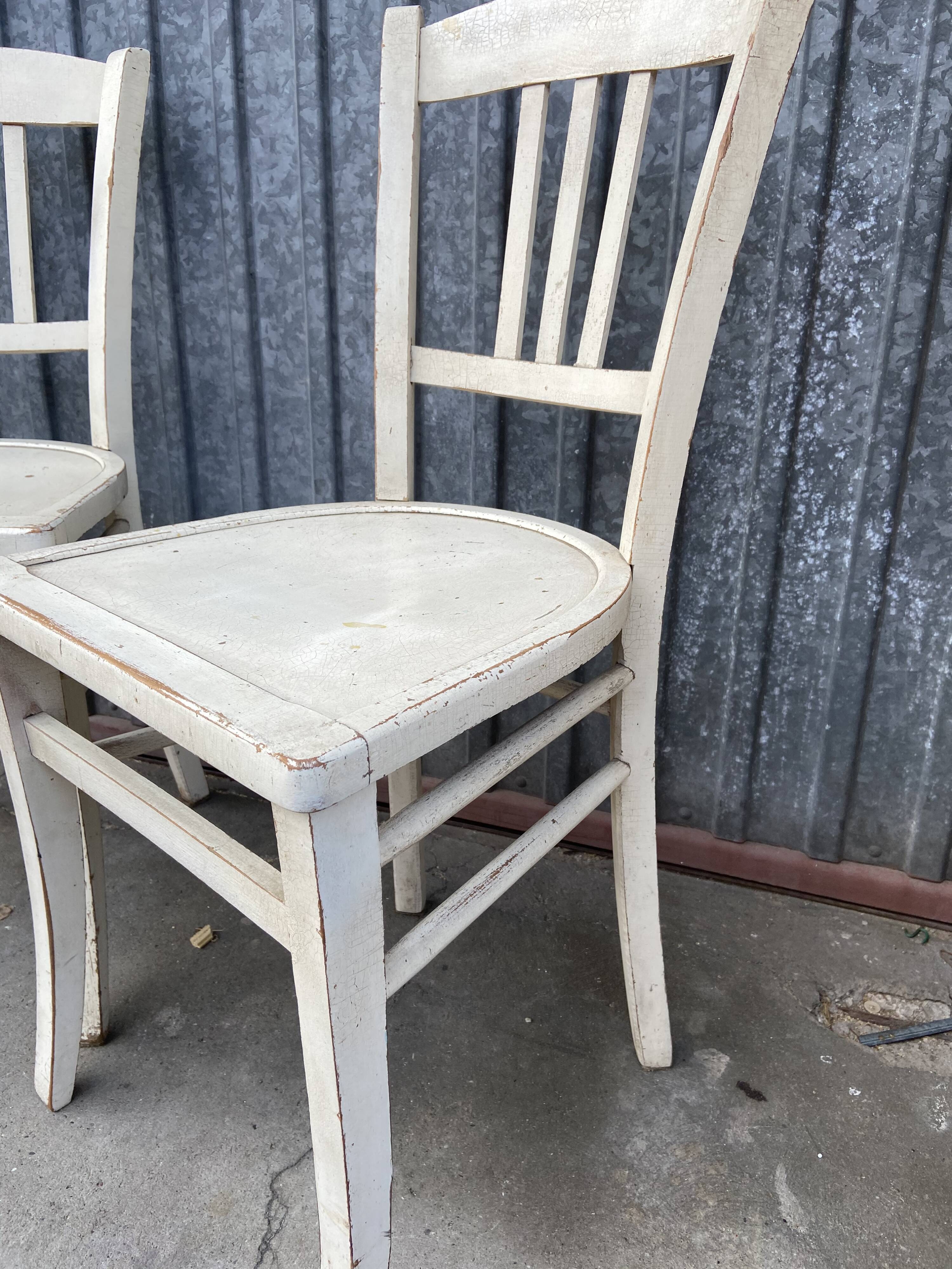 2 vintage bistro chairs