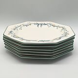 6 Johnson brothers England dessert plates