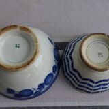 Set of 2 antique ceramic bowls