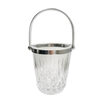 Crystal ice bucket from Arques, 1970s
