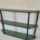 Etagere ancienne patinée vert treillis
