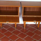 Pair of vintage bedside table