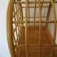 Vintage Library - 2 drawers - Woven rattan cupboard - 1980s - natural
