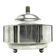 Art Deco sugar bowl, silver-plated brass, Germany, 1930s