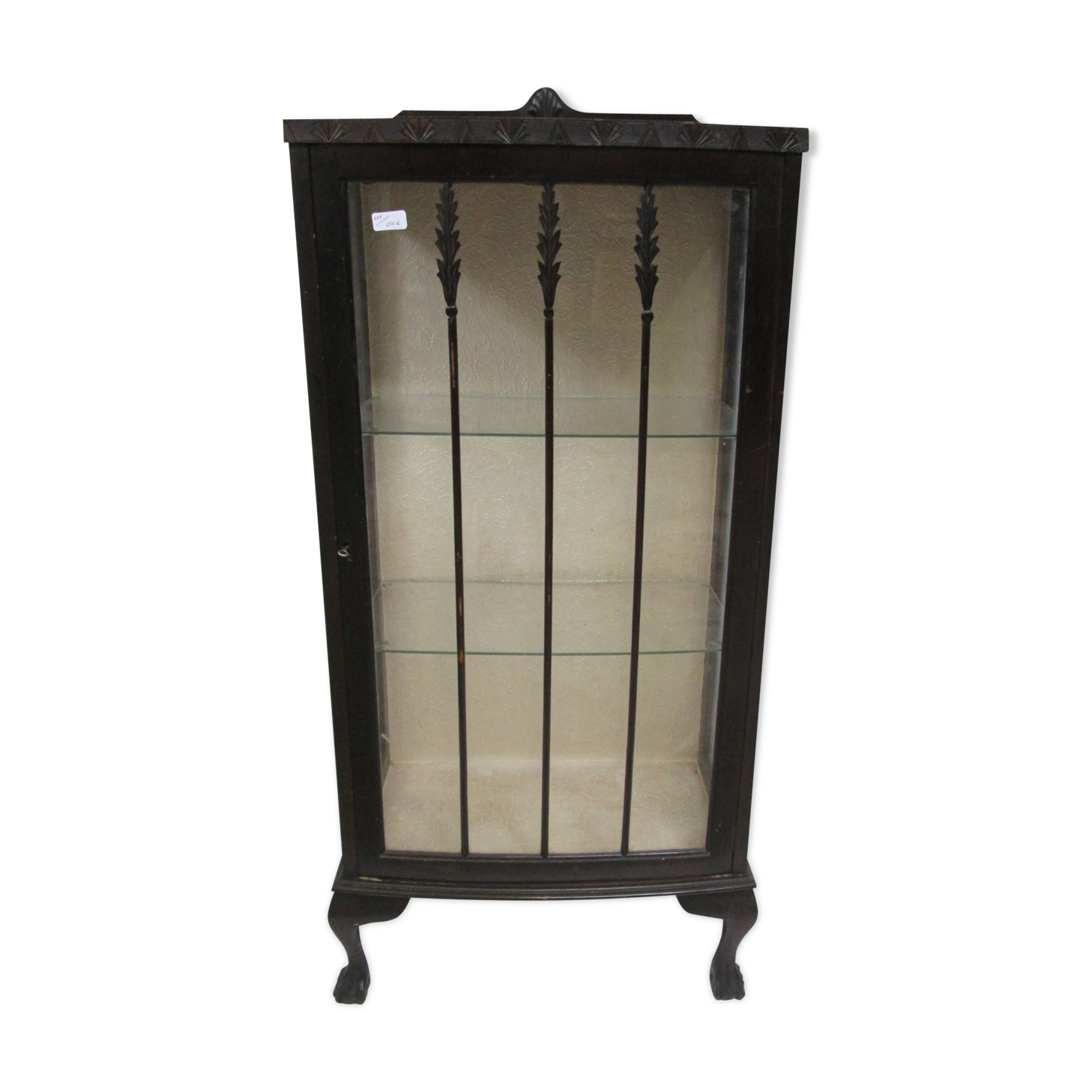 Vitrine en acajou