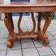 Napoleon III period walnut table from the late 19th century with extensions