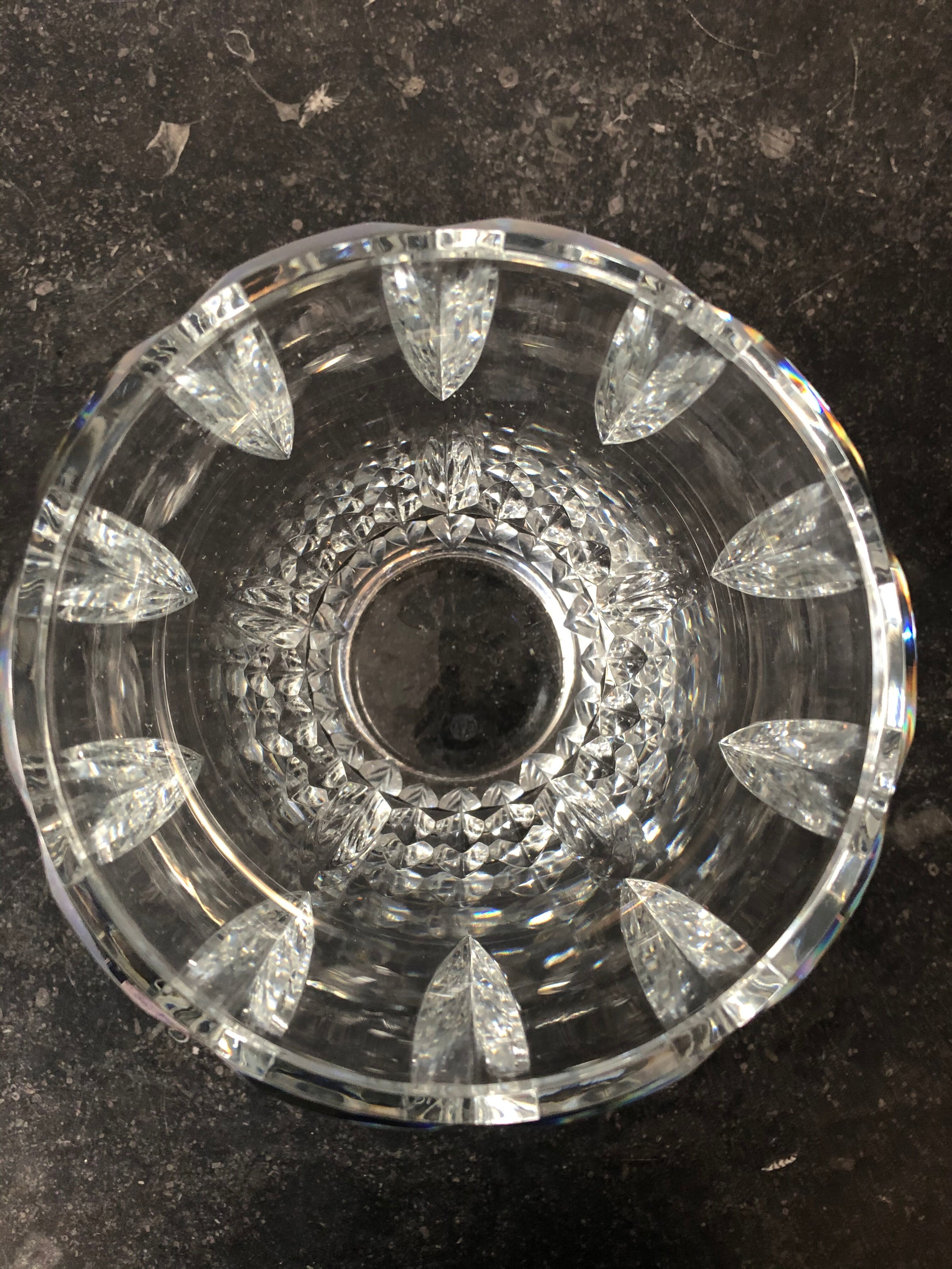 Baccarat crystal vase