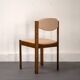 4x Chaises scandinaves en hêtre, 1960's