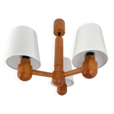70’s Scandinavian pine wood chandelier