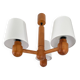 70’s Scandinavian pine wood chandelier