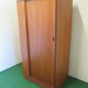 Teak cabinet with shuttered sliding door