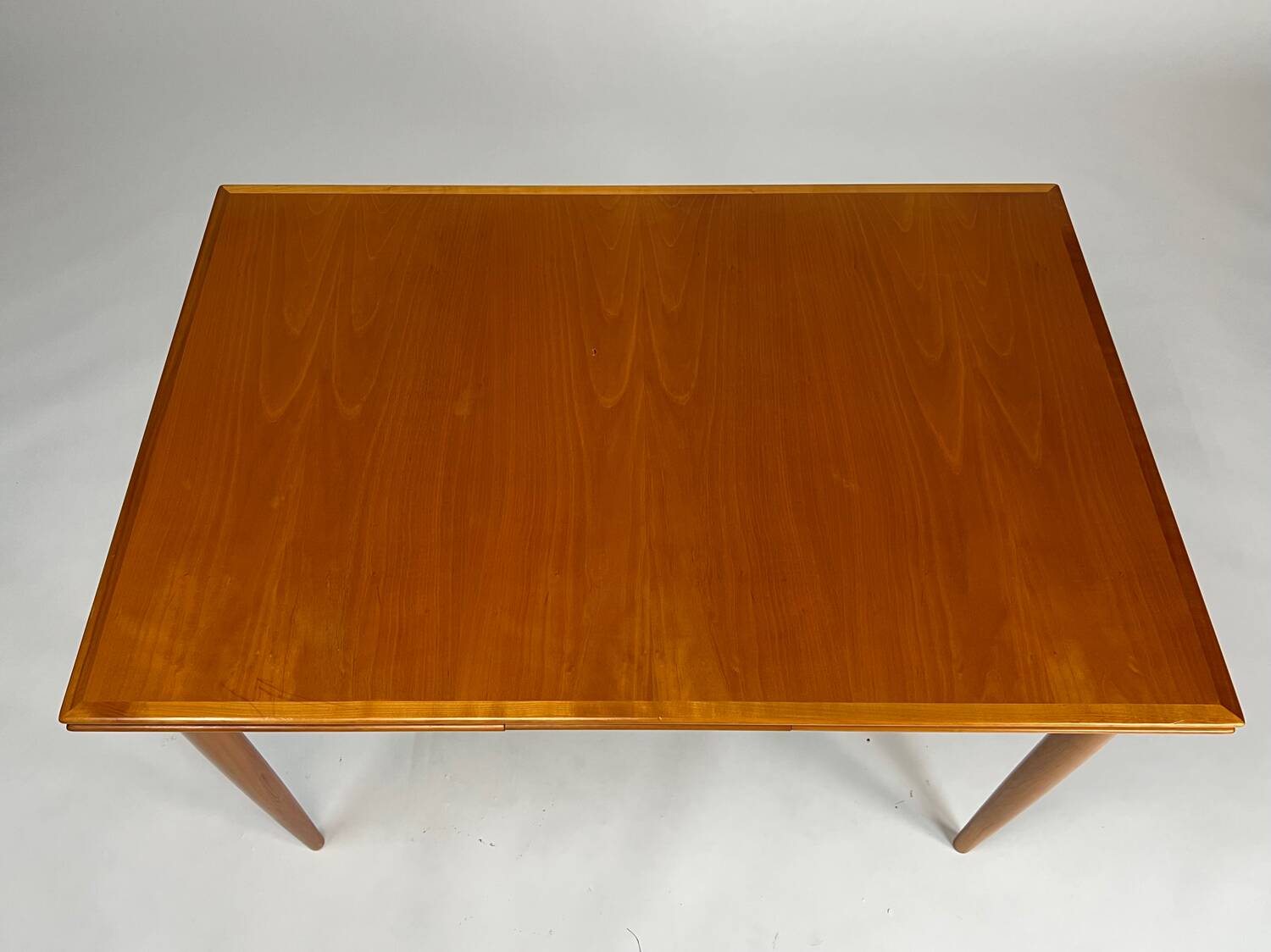 Vintage Cherrywood Dining Table Extendable 1960s Mid-Century
