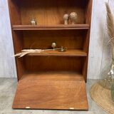 Rattan bookcase