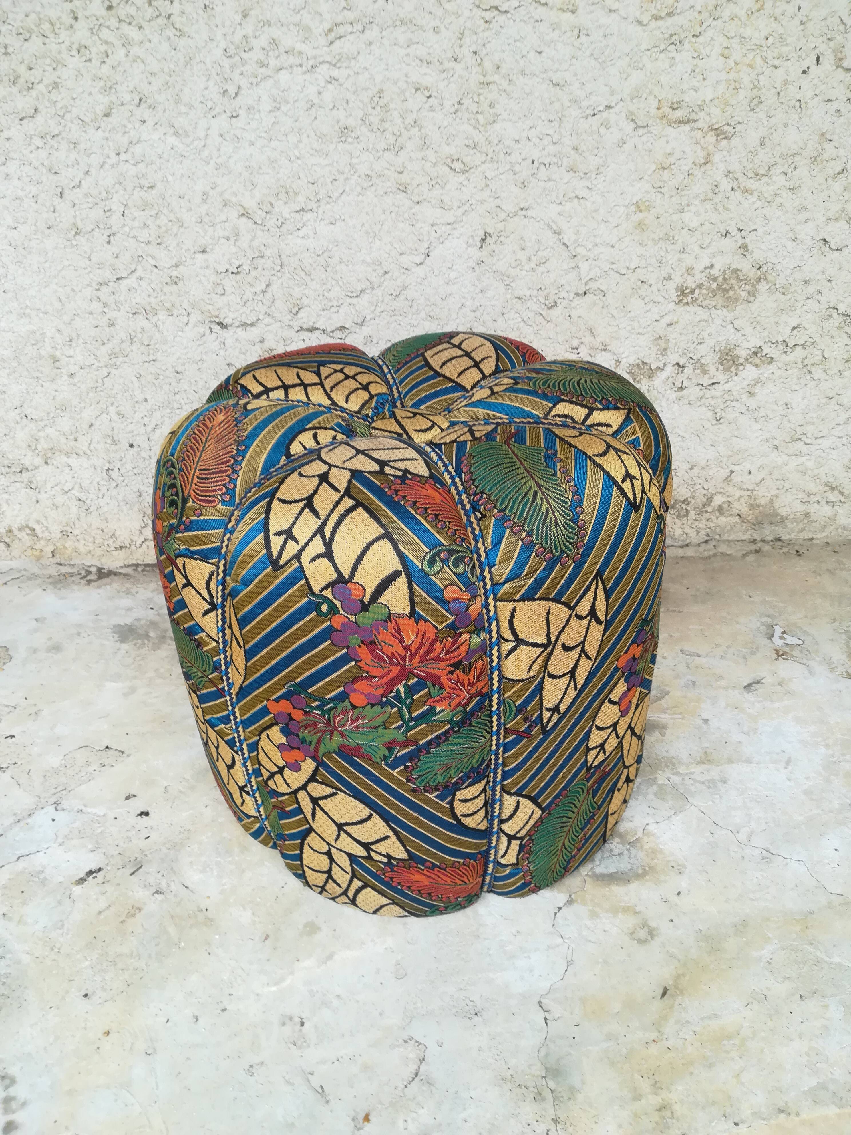 Art Deco pouf by Jindrich Halabala