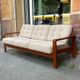 Scandinavian teak and wool sofa, Danish design 60s