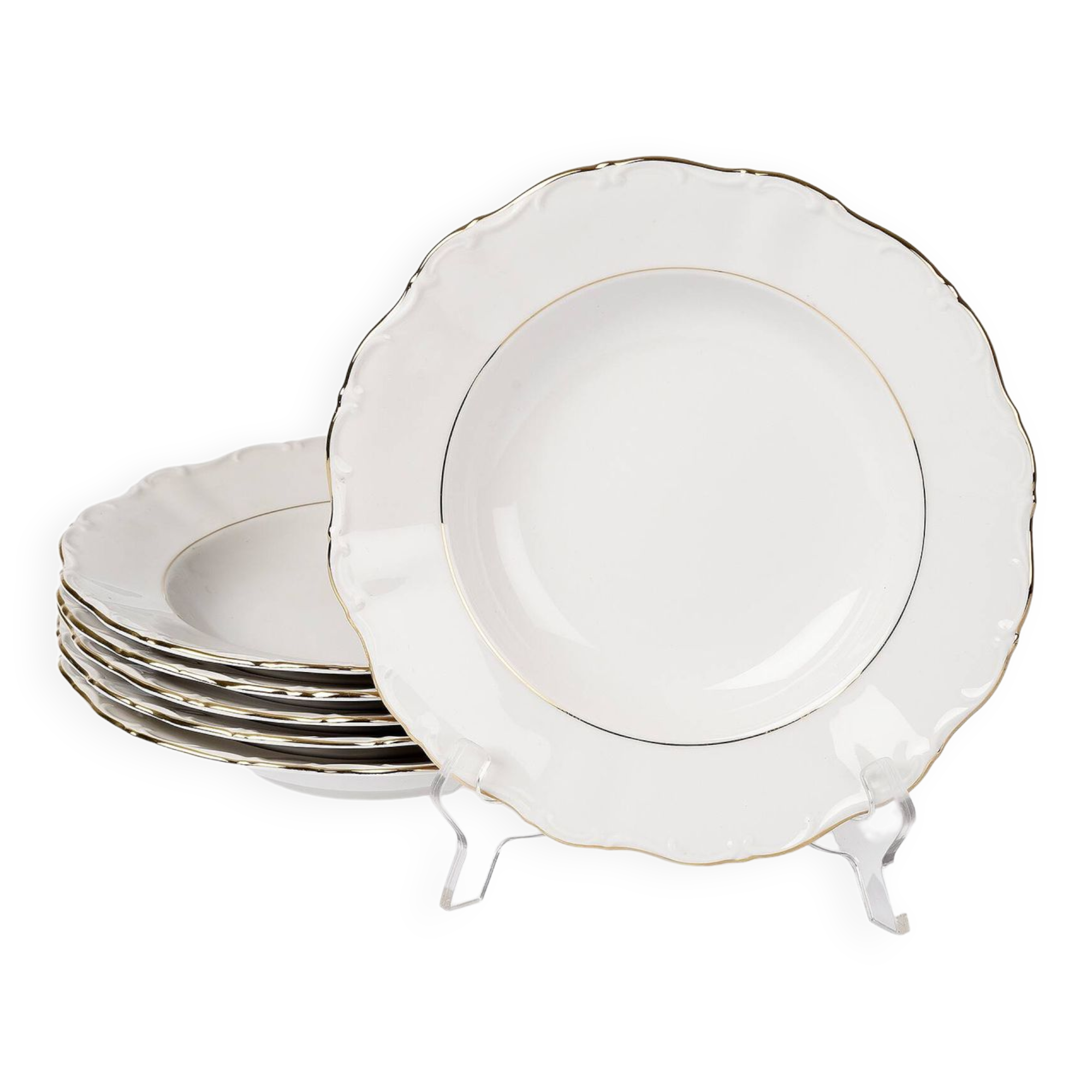 Ensemble de 6 assiettes creuses SELTMANN WEIDEN BAVARIA