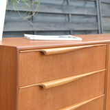 McIntosh teak sideboard - wave handles - 200 cm