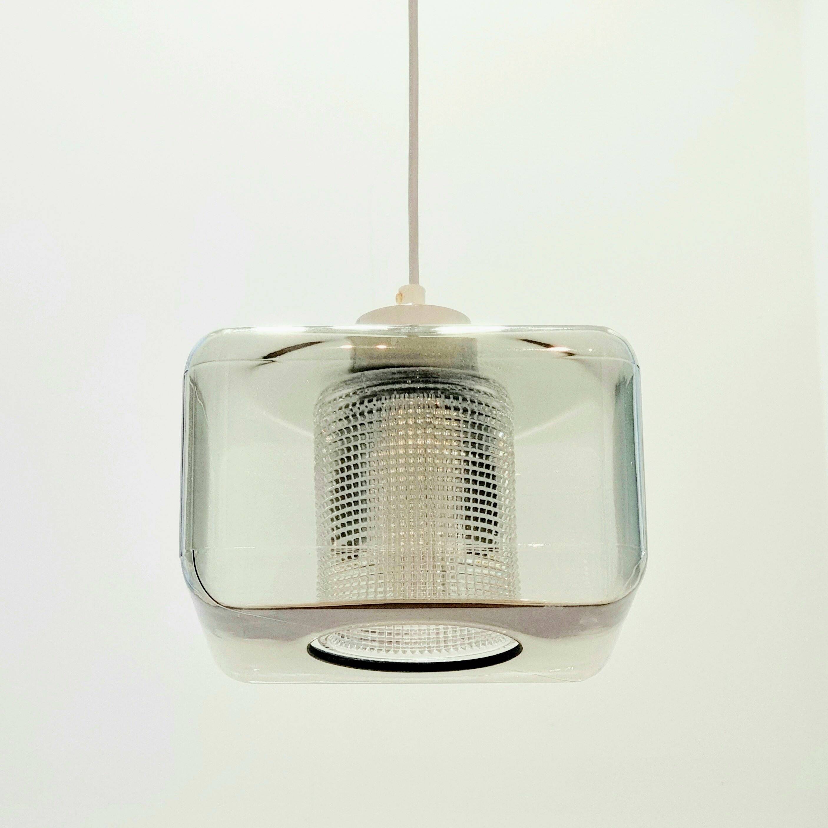 Mid-Century Scandinavian Glass Ceiling Light by C. Fagerlund for Orrefors