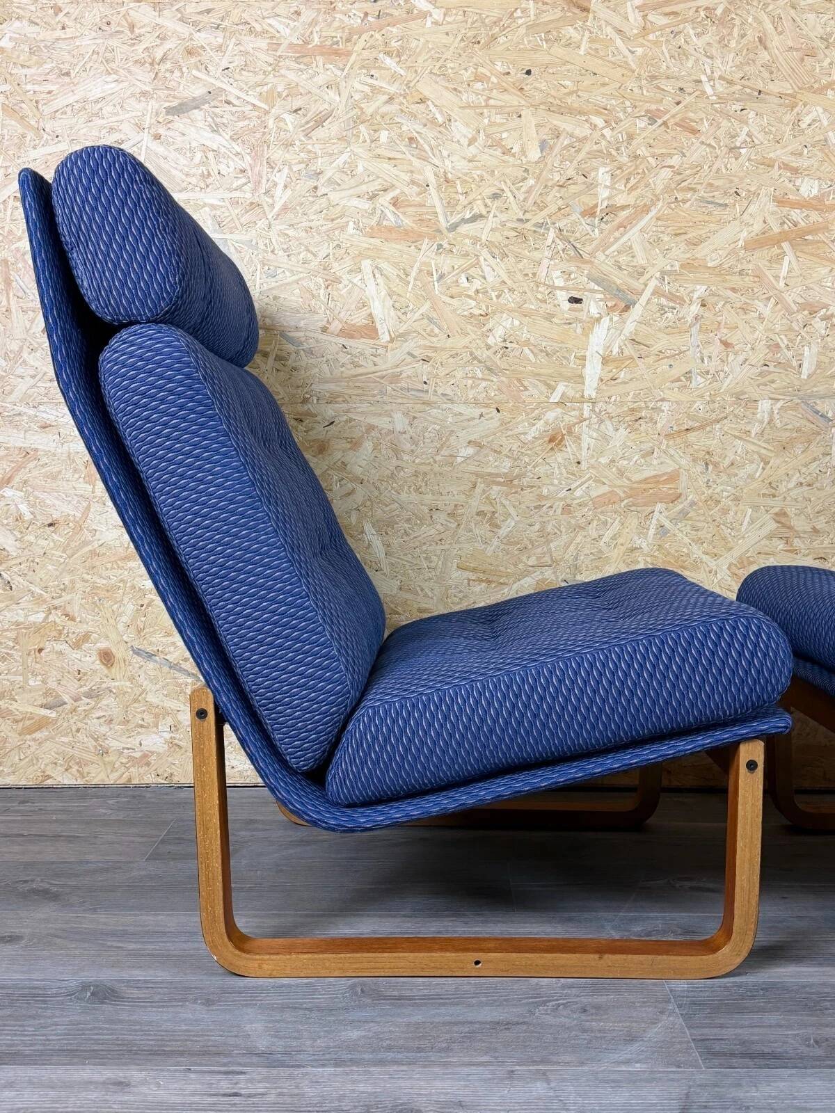 2x 1960s 1970s Teak Easy Chairs by Magnus Oelsen A/S Durup Denmark
