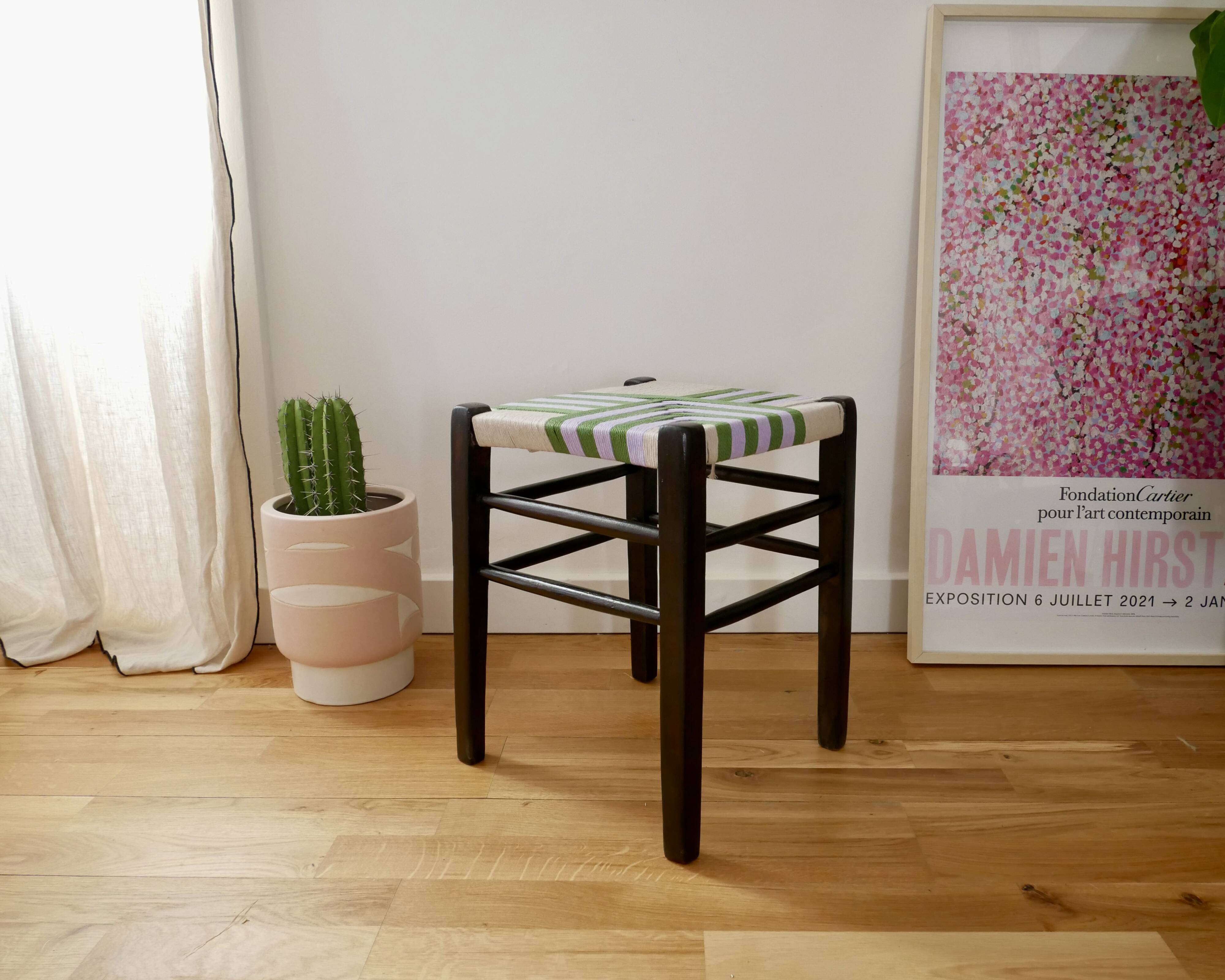 Tabouret bois