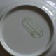 Set of italian ceramic plates fruit model