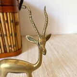 Antelope in gilded brass