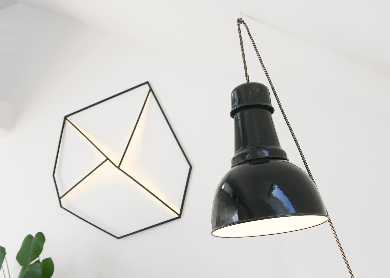 Industrial Ceiling Lamp, 1950s